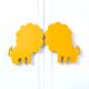 Handcrafted Acacia Wood Lion Handle Pair